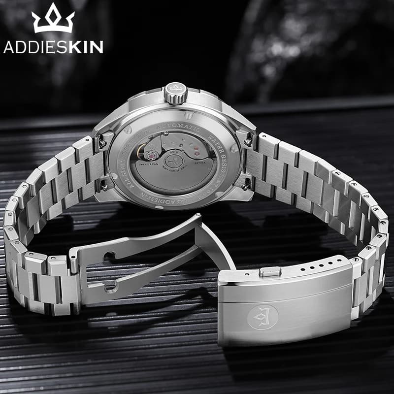 AddiesKin Miyota9015 Mechanical Men Watch Automatic Stainless Steel Waterproof Unique Watches Sapphire Crystal K007 Reloj Hombre