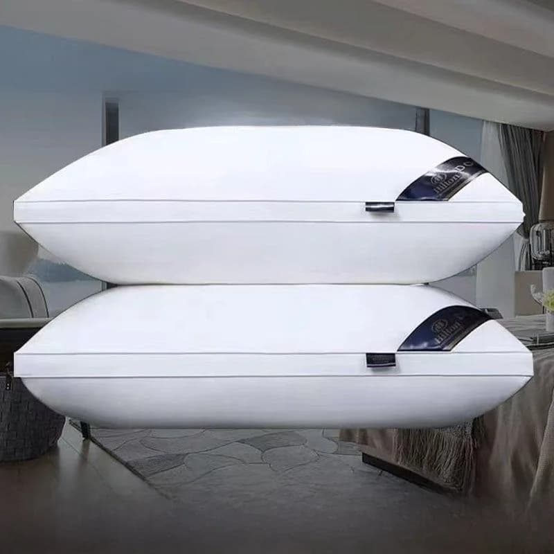 Cuscino alto 48x74 Coppia di cuscini per hotel senza cedimenti per uso domestico in famiglia Camera da letto Ape rettangolare Persona universale