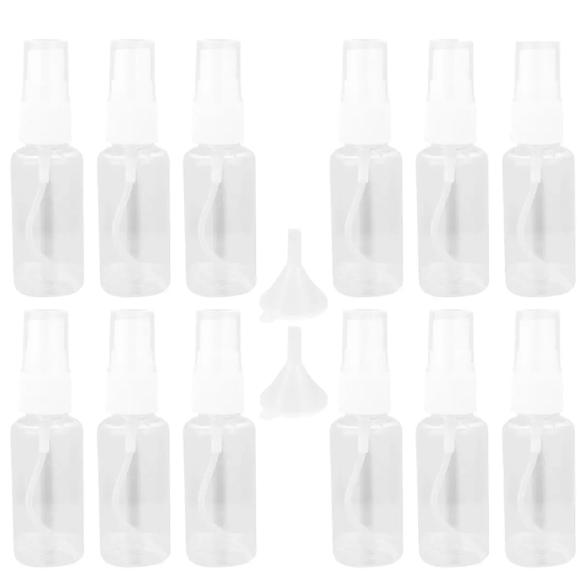 14Pcs Plastic Dispenser Bottles Set with Funnel Premium Pet Travel Bottles for Perfume Cream Lotion Foundation Emulsion