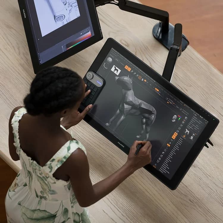 Kamvas 24 24" Digital Tablet Monitor Interactive Pen Display Drawing Touch Screen Panel IPS LCD Monitor