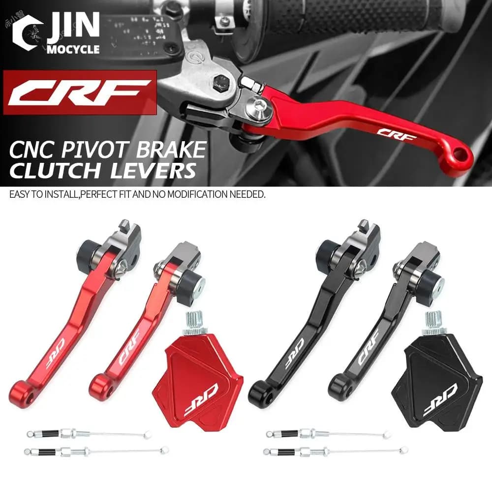 Leve freno e frizione Prodezza Frizione Tirare il cavo Leva Sistema facile per HONDA CRF250R CRF450R 2004 -2006 CRF 250 X CRF450X 2005 -2018