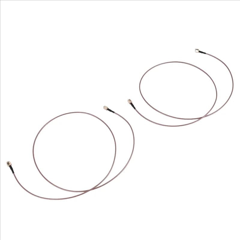 2 Pz RG316 Cavo Ponticello SMA Maschio A SMA Maschio Wifi Antenna Estensione RF Coassiale Cavo Coassiale Adattatore Ponticello (100 Cm)-Hot