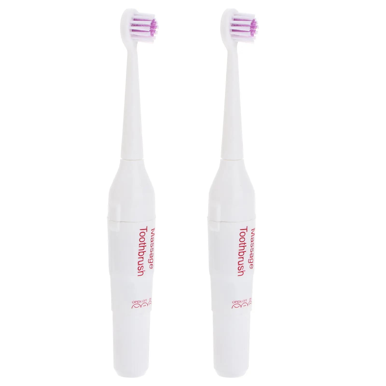 2 Spazzolini Elettrici a Ultrasuoni Professionali per la Pulizia Dentale degli Animali Domestici, Cura Orale, Colore Casuale