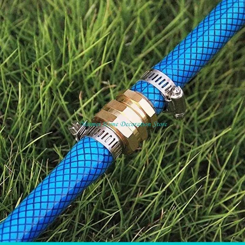 H7BF Connettore professionale per riparazione tubo da giardino in alluminio, adatto per tubi da 3/4 pollici, facile da con in 4