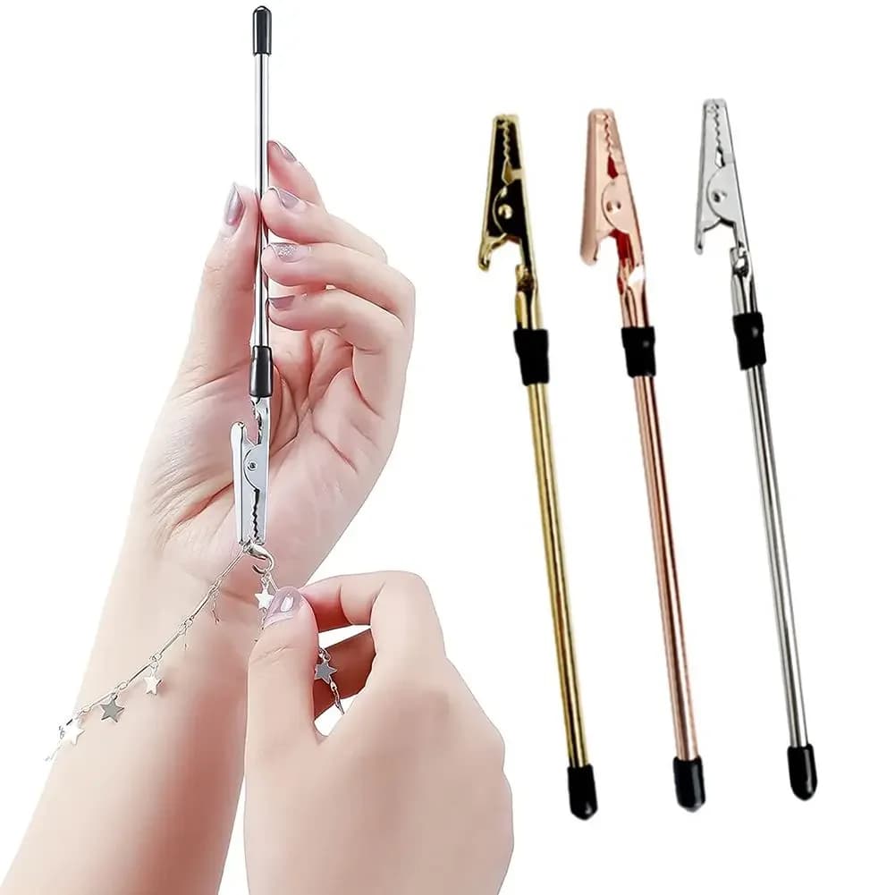 Attrezzatura per clip per pinza per gioielli, strumento per bracciale, per collana fai da te, chiusure e chiusure per orologi, kit di produzione di forniture