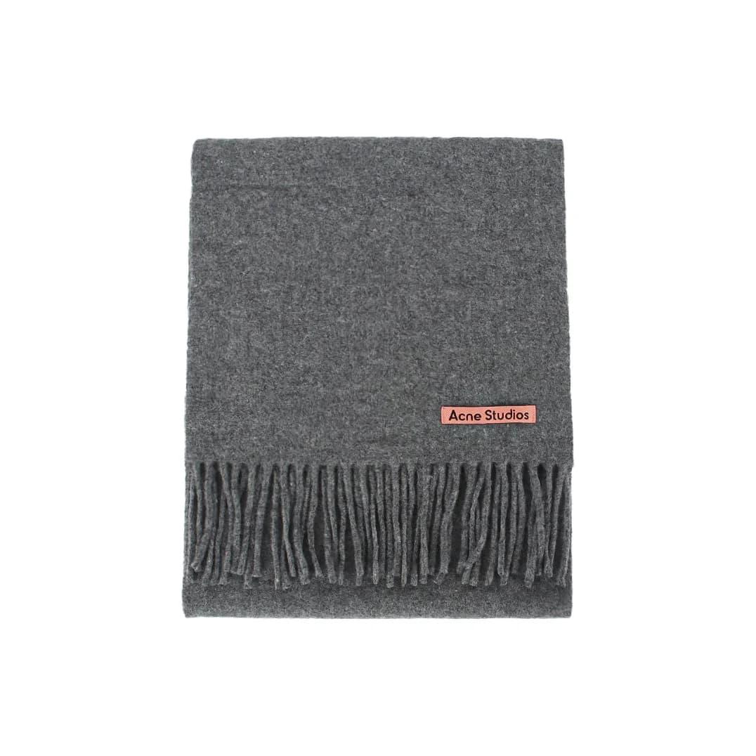 Sciarpe in maglia di lana Acne Studios unisex grigie CA0218 990