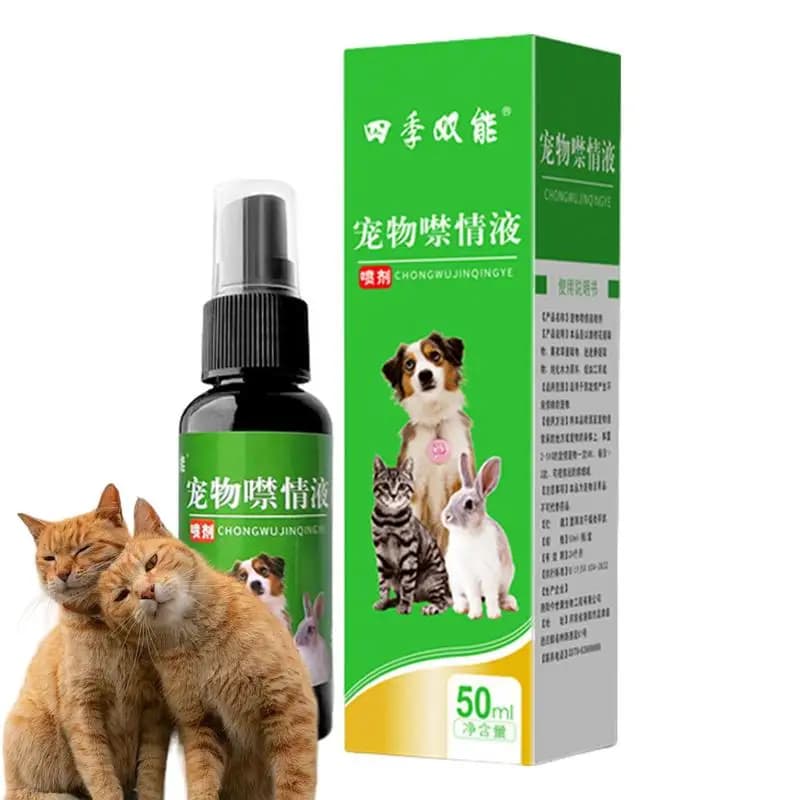 Liquido calmante per cani Spray calmante per animali domestici per l'allenamento 50ml sollievo dallo Stress comportamento aiuto calmante naturale sicuro per cani