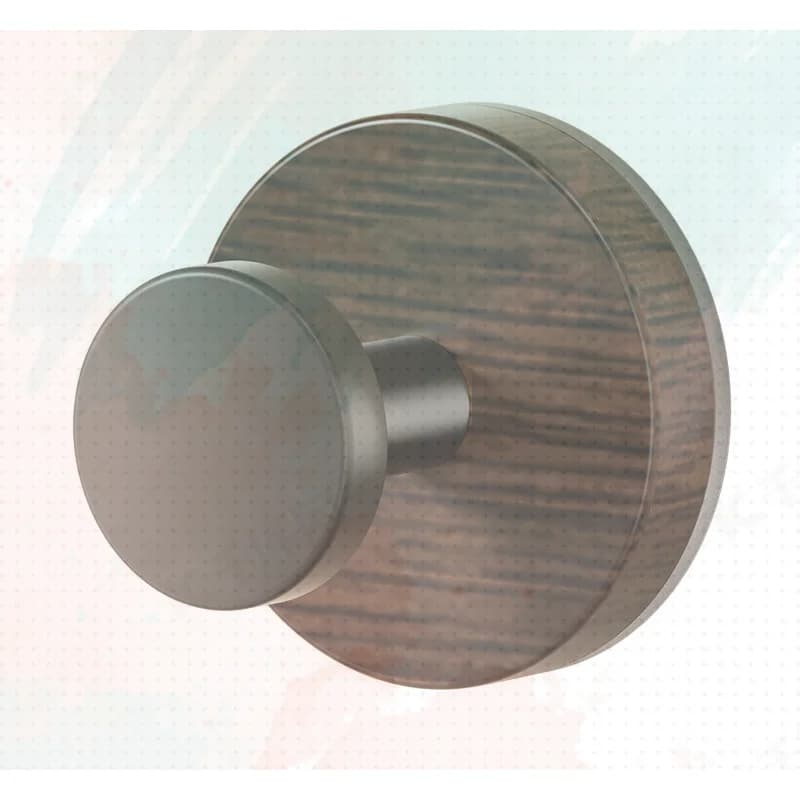 Ganci a ventosa in legno Ganci decorativi in noce per chiavi, asciugamani e vestiti su porte, armadi o pareti