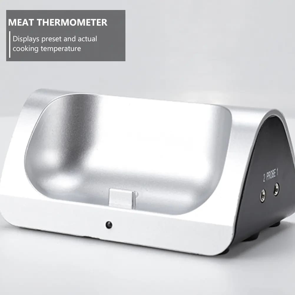 Termometro per Alimenti Digitale Wireless a Doppia Sonda per Cucina, Barbecue, Carne, Pollo, Pesce, Griglia e Affumicatura