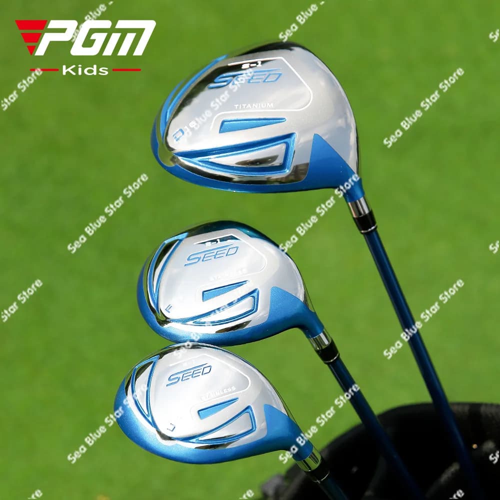 Mazze da Golf in Titanio N. 1 mazza da golf in legno per principianti, per bambini e bambine, con corpo in carbonio, mazze da golf PGM