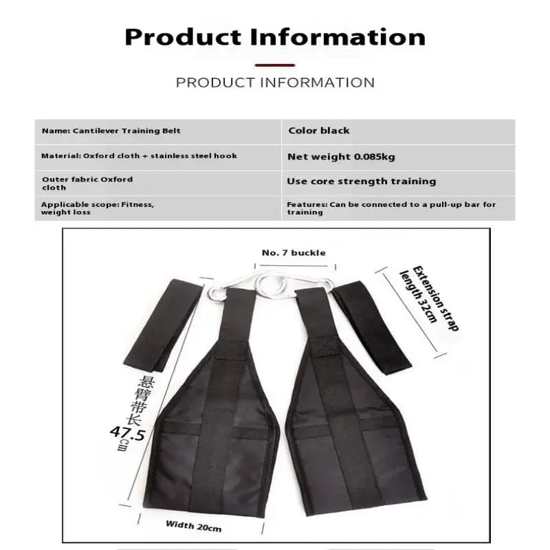 AB sling straps resistant to tear, suspension, fitness, a pair for pull up bar, suspended leg lift, gym, fitness equipment at home