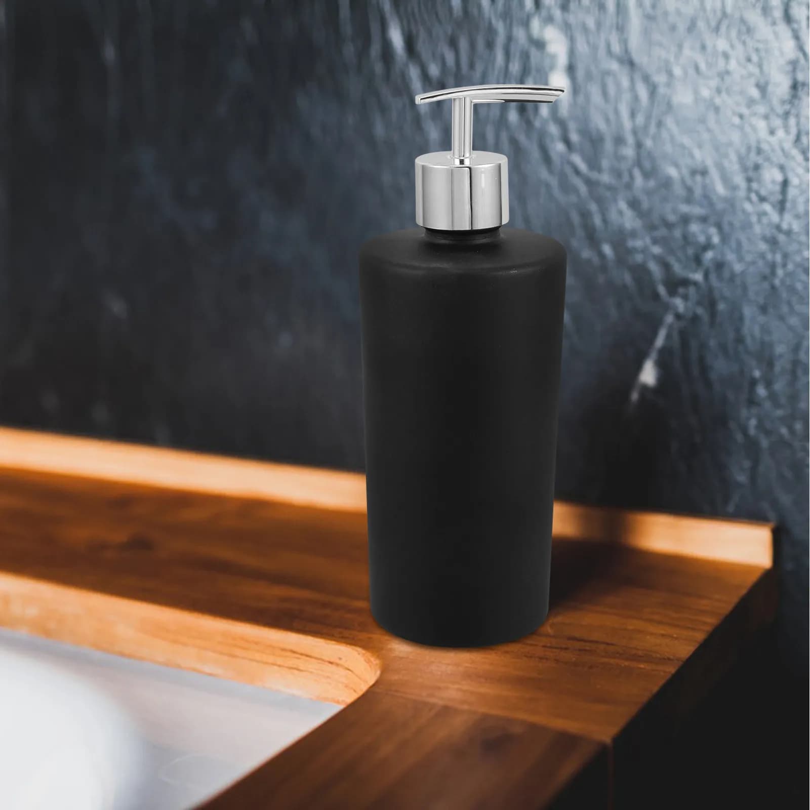 Dispenser di Sapone Liquido da Tavolo a Pressione, Ricaricabile, Bottiglia Vuota da 240ml per Shampoo, Lozione, Gel Doccia, Sapone Mani, Bagno Hotel