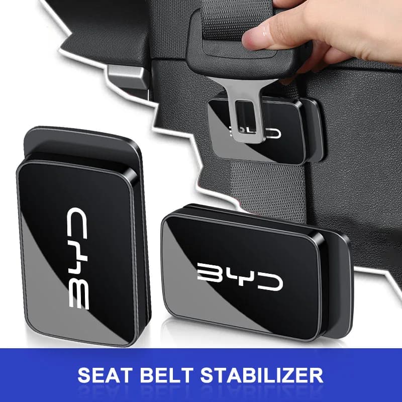 1/2 pz. Supporto Magnetico per Cintura di Sicurezza Auto, Stabilizzatore per Interni Auto BYD Qing Song Tang Yuan F3 F0 S6 S7 E5 E6 M6 G3 G5