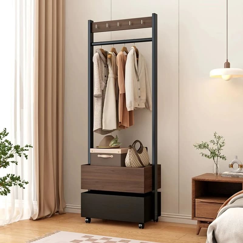 Minimalist Standing Coat Racks Organizer Clothes Storage Modern Coat Racks Bag Hanger Nordic Arara De Roupa Trendy Furniture