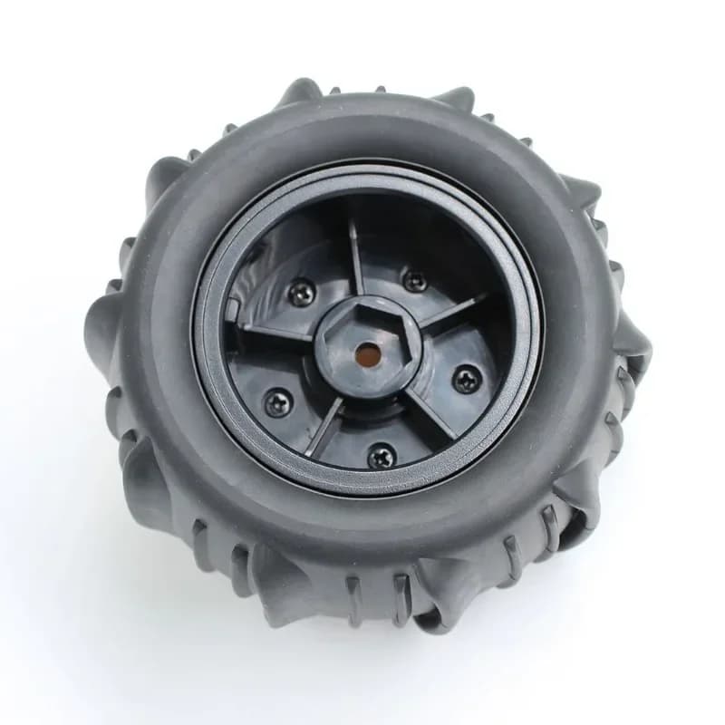 4 Ruote in Gomma Esagonali da 85mm 12mm per SCY 16101 16102 16103 Pro MJX Hyper Go 14210 16210 1/14 1/16 1/18 RC Monster Truck U