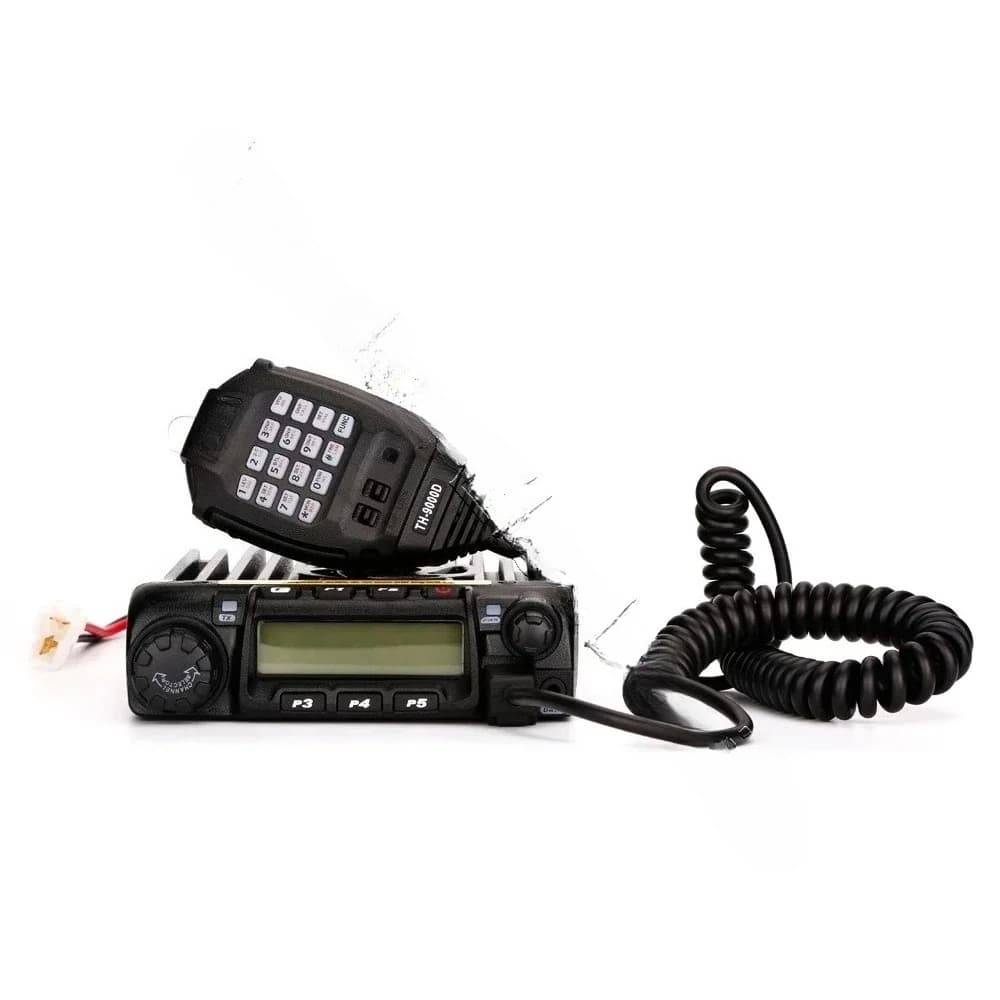 TH-9000D 50W Walkie Talkie UHF400-490Mhz VHF136-174 66-88/220-260 MHz 200 Canali Radio Mobile per Auto Trasmettitore TH 9000D