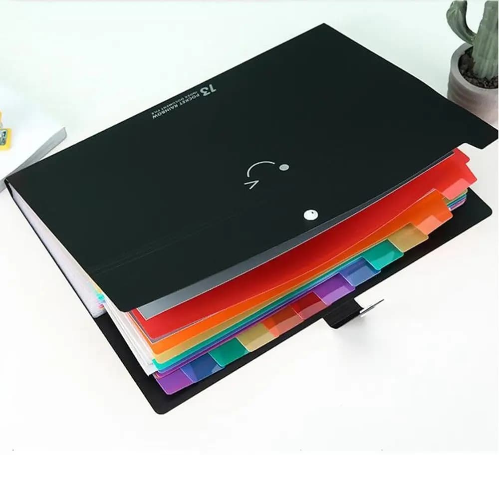for A4 Paper Storage Bag with Snap Closure for School Office Document Bag Test Paper Holder File Folders Document Organizer