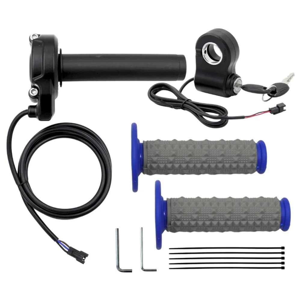 Silicone Throttle Grip With For Power Lock For Electric Bike And Scooter Secure Fit Anti-slip Speed Control Replacement Part