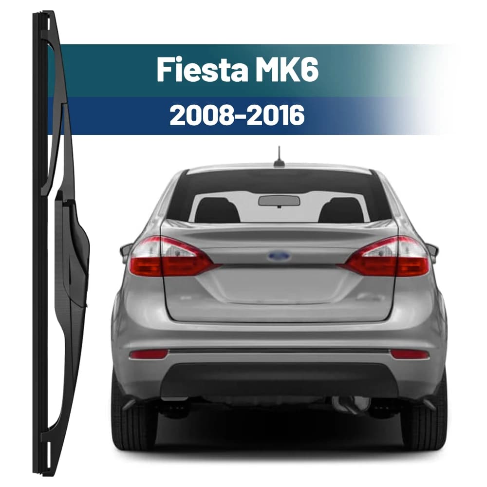 Per Ford Fiesta 2008 - 2016 12 "Spazzola Tergicristallo Posteriore 2017 Parabrezza Parabrezza Pulito Portellone Finestra Auto Spazzola Pioggia