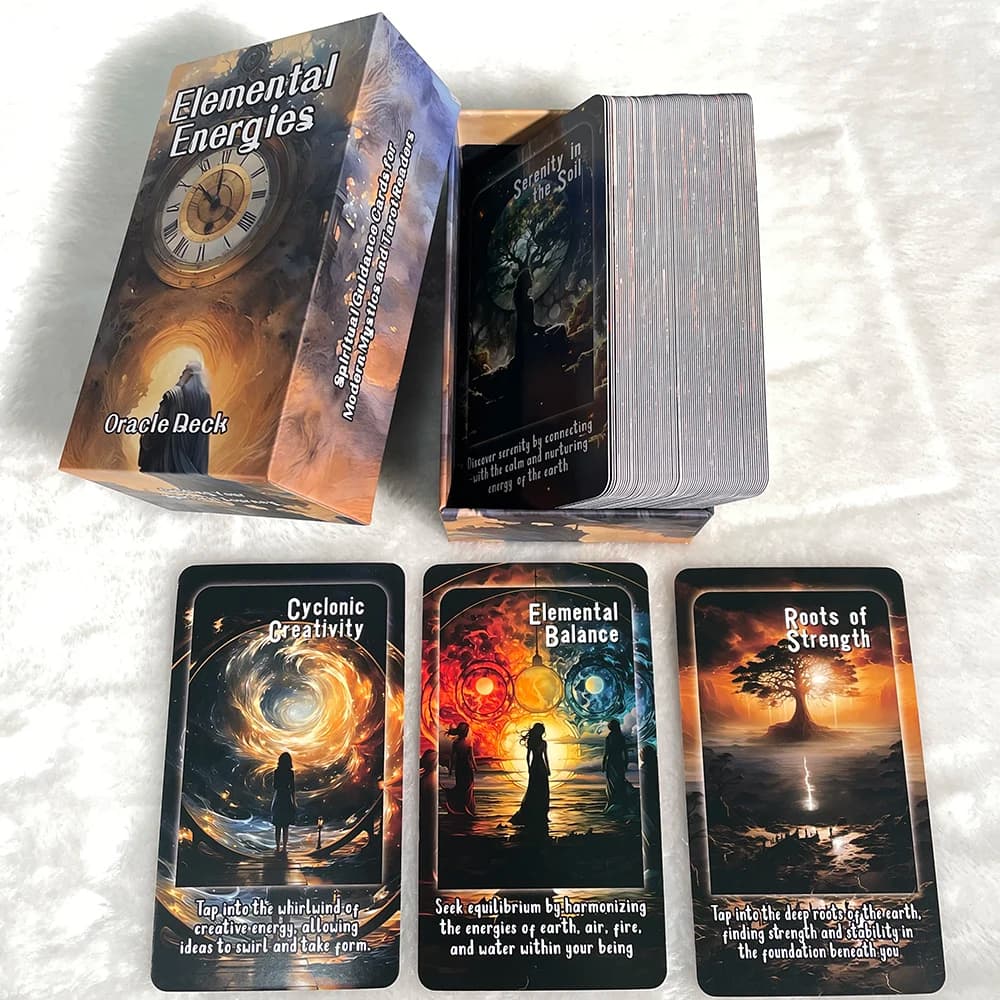 Carte dei tarocchi, elevator energy Oracle Deck, con significato sulle carte, carte di chiarezza, profezie Taro