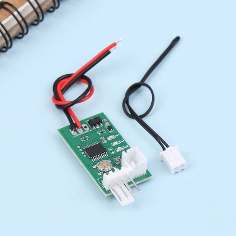 Temperature Probe Included, 1/3/5pcs DC12V PWM Controller for Computer Case Fan Speed Regulation