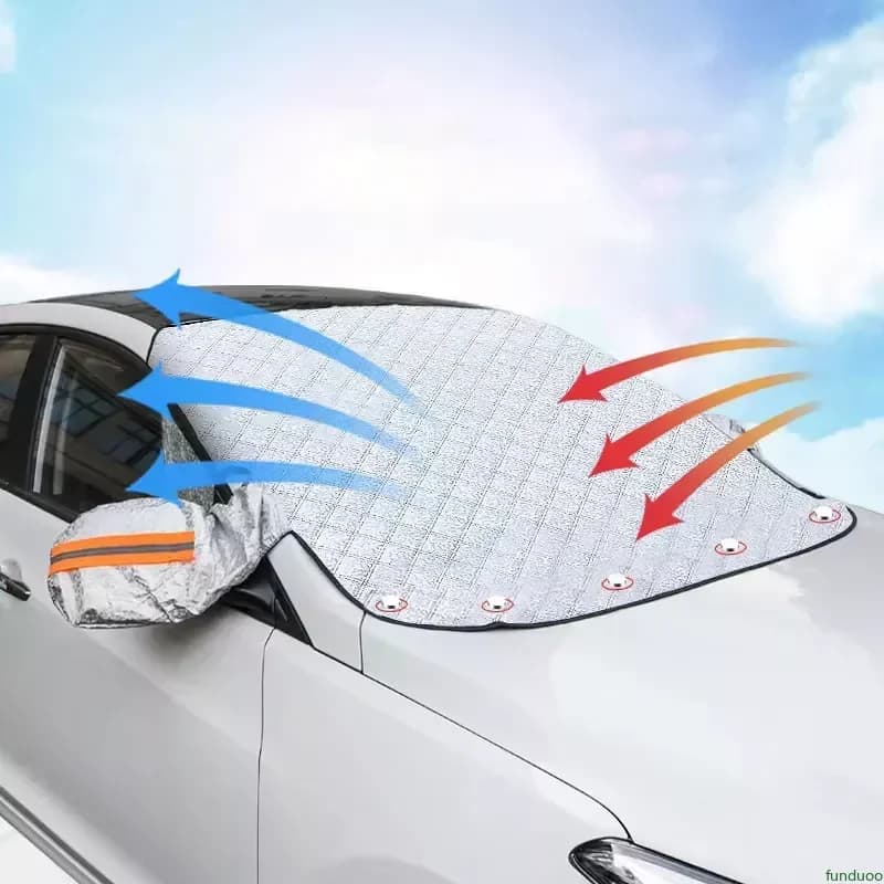 Per Mitsubishi Outlander Asx Lancer Pajero Parabrezza magnetico per auto Parasole Protezione extra spessa per neve e ghiaccio