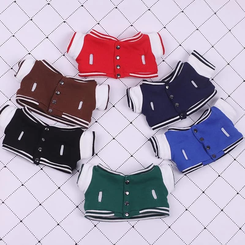 20cm vestiti per bambole giacca da Baseball adatta per bambole da 20cm corpo grasso e normale 20cm vestiti per bambole regalo di capodanno
