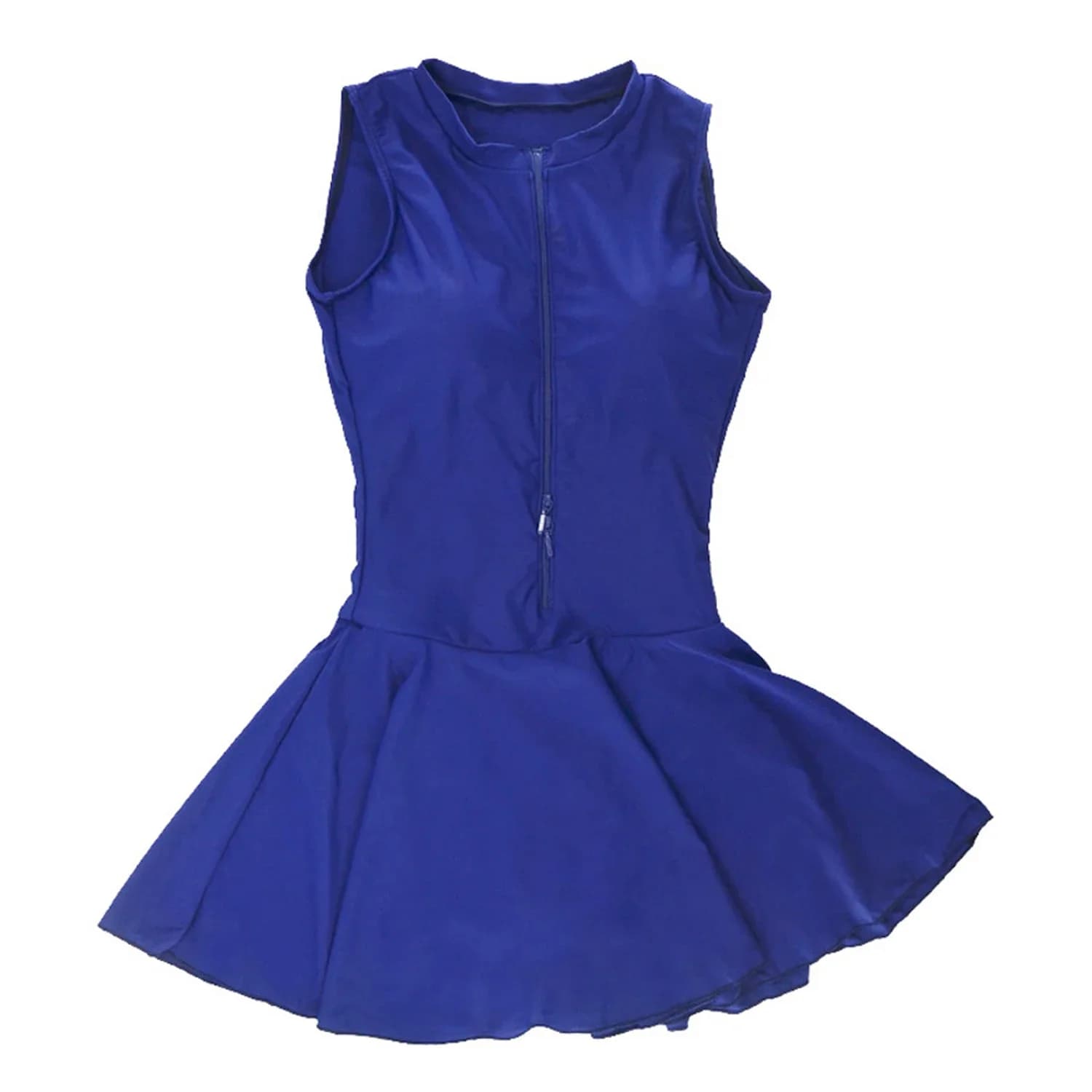Costume da bagno intero da donna stile giapponese sexy cerniera frontale senza maniche costume da bagno sottile costumi da bagno abbigliamento primaverile caldo taglie forti
