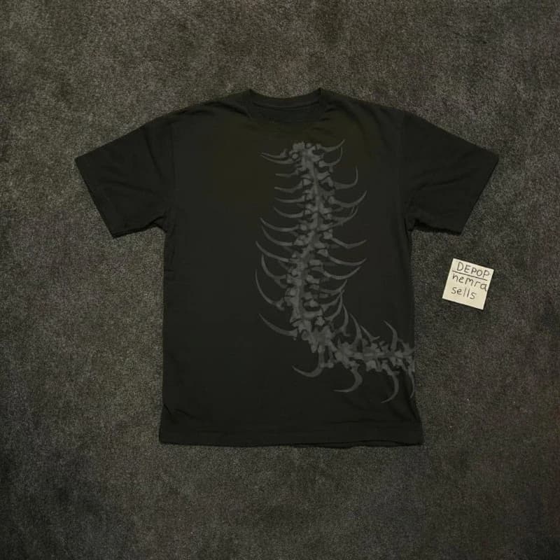Y2K Streetwear Fashion Graphic T-shirt (Unisex) Goth Fashio Men's Black Size S 4XL New Spring/Summer Arrivals Regular Fit Casual