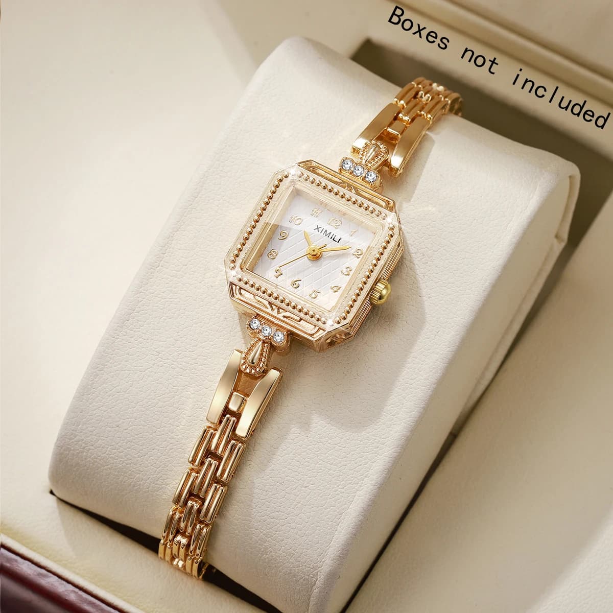 Fashionable Rhinestone Strap Wrist Watch, Fashionable Rhinestone Strap, Women's Watch, Girls' Gift (No Box)