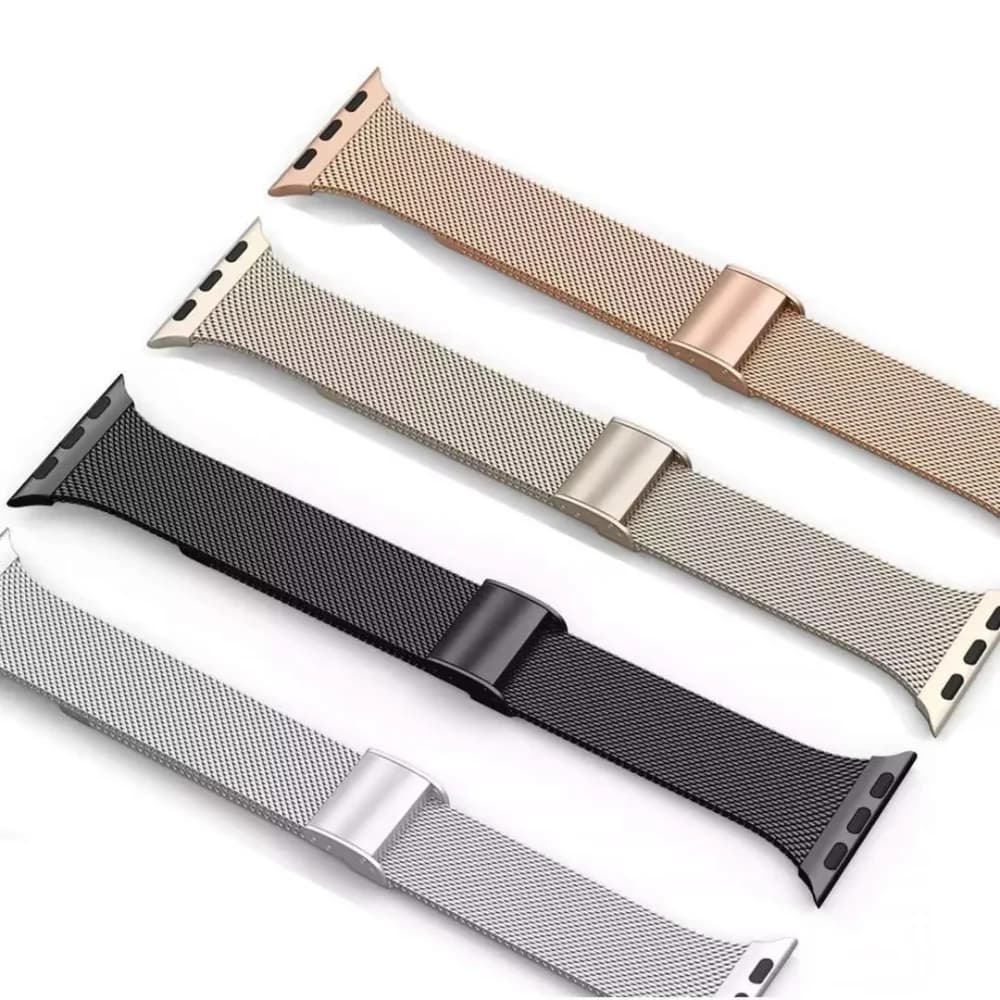 Silm Milanese Band for Apple Watch Strap Ultra 3 49mm 11/10 46mm 42mm 9 8 7 45mm 41mm Metal Bracelet iWatch 6 5 4 SE3 44mm 40mm