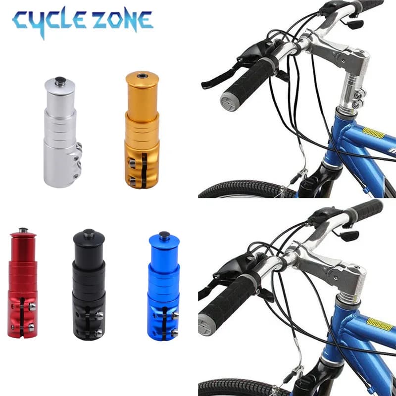 Rialzo per tubo sterzo forcella anteriore per bicicletta in lega di alluminio MTB bici da strada forcella stelo riser estensione estensione accessori per biciclette