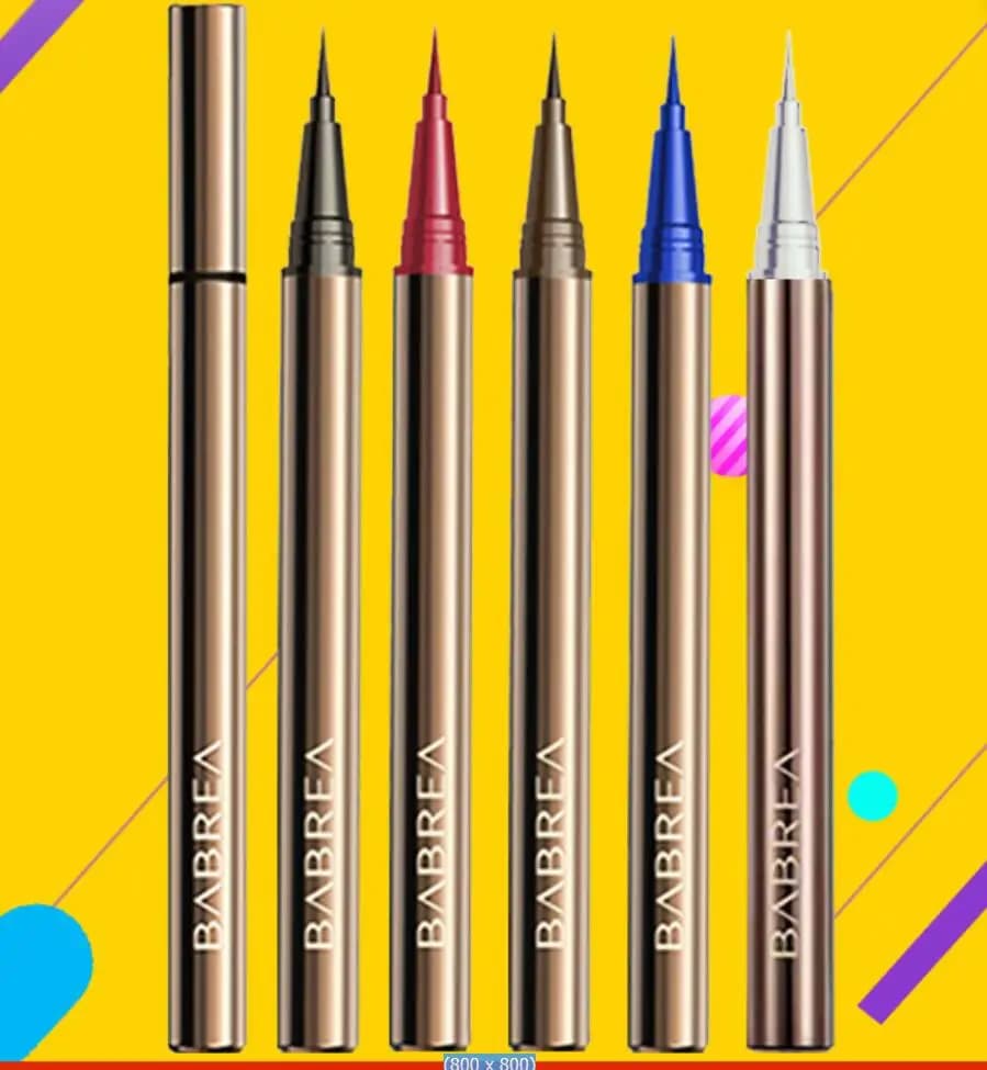 Fine Liquid Eyeliner Pen Laying Silk Kiss Long-Term Waterproof White Red Blue Eye Makeup T2589