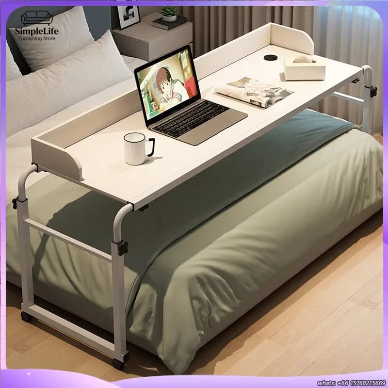 Scrivania per Computer Regolabile in Altezza per Casa, Ufficio, Studio e Gaming, con Vassoio per Tastiera e Gestione Cavi, Design Moderno