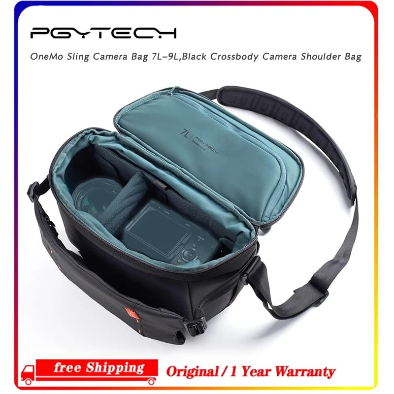 PGYTECH OneMo 7L‑9L Waterproof Sling Camera Crossbody Bag Portable Storage Case FOR DSLR Mirrorless DJI Mavic Tripod Laptop Gear