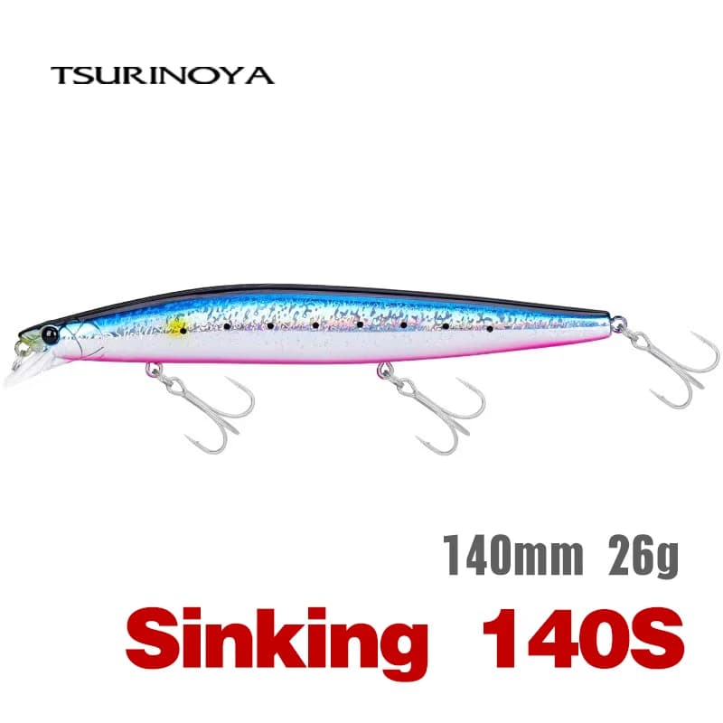 TSURINOYA Stinger 140S Fishing catch Minnow DW92 140mm 26g Water Salad Spigola Ultra Long Casting Large Esche Dure Jerkbait