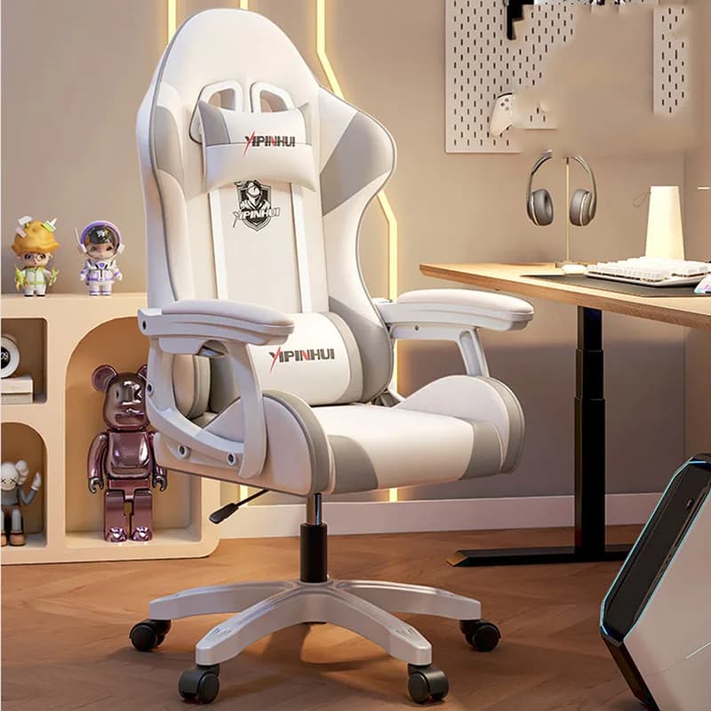 Sedia da gioco reclinabile Sedia da scrivania ergonomica per computer da ufficio con schienale alto regolabile per videogiochi domestici e lunghe sessioni