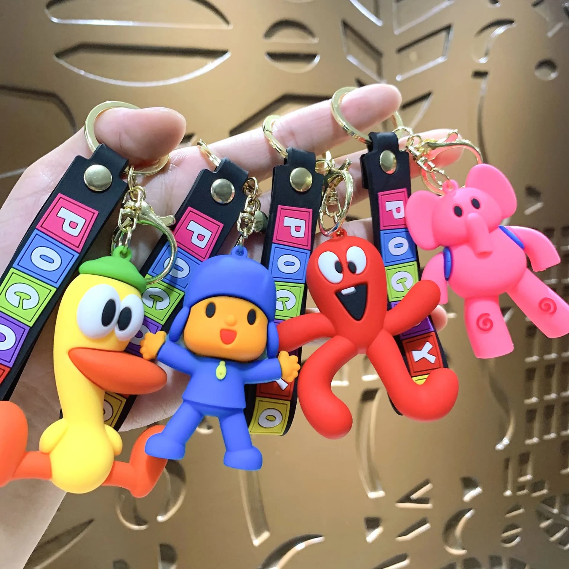 Macchina per bambola con portachiavi per auto con ciondolo per borsa per bambola tridimensionale con portachiavi animale divertente