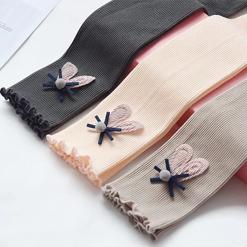 Leggings per bambini Leggings slim fit coniglietto Pantaloni per ragazze Abbigliamento per bambini per ragazze Leggings da 2 a 7 anni Leggins per bambini Ragazza
