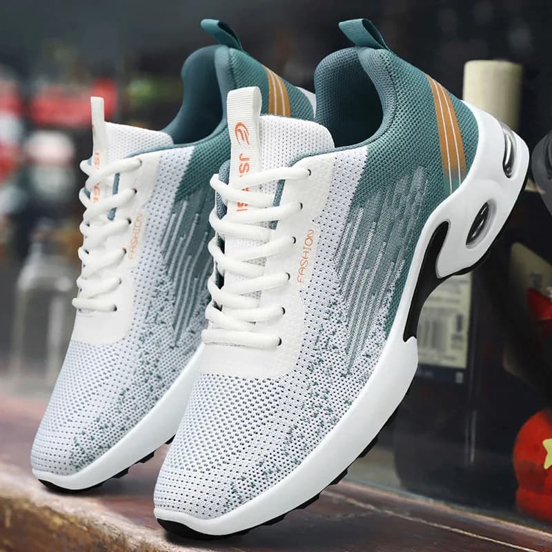 Men's Breathable Stringed Running Shoes, casual woven mesh shoes, comfortable men's shoes with air cushion, shoes with free shipping