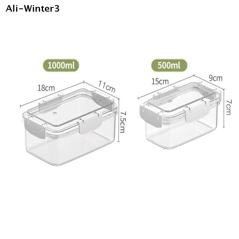 【YY】1Pz 2026 Nuovi Contenitori Trasparenti per Alimenti Freschi da Frigorifero con Coperchio, Contenitori per Frutta, Organizzatore per Frutta, Lunch Box per Preparazione Pasti
