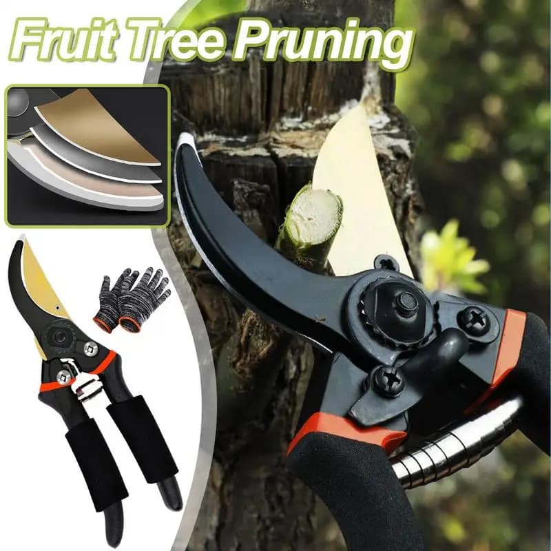 Garden Scissors Professional Ergonomic 8.46 inch Trimmer for Flower Trees Cutting scissors Gardening