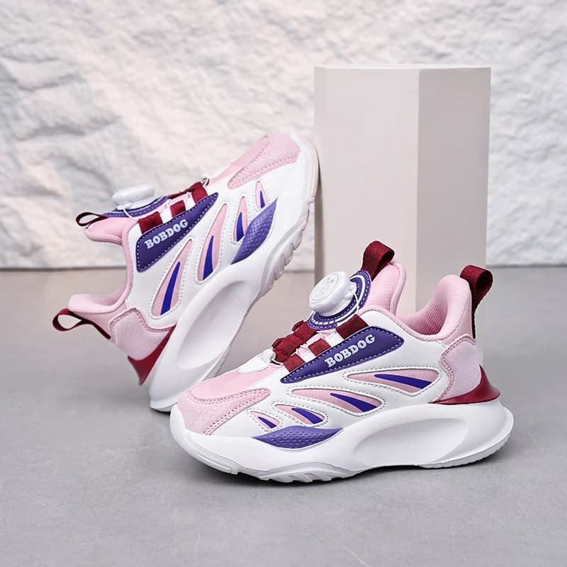 Kids Sports Shoes Anti-slip Wear Resistant Hot Sale Running Shoes Elasticized Running Shoes Casual Support Autumn Versatile