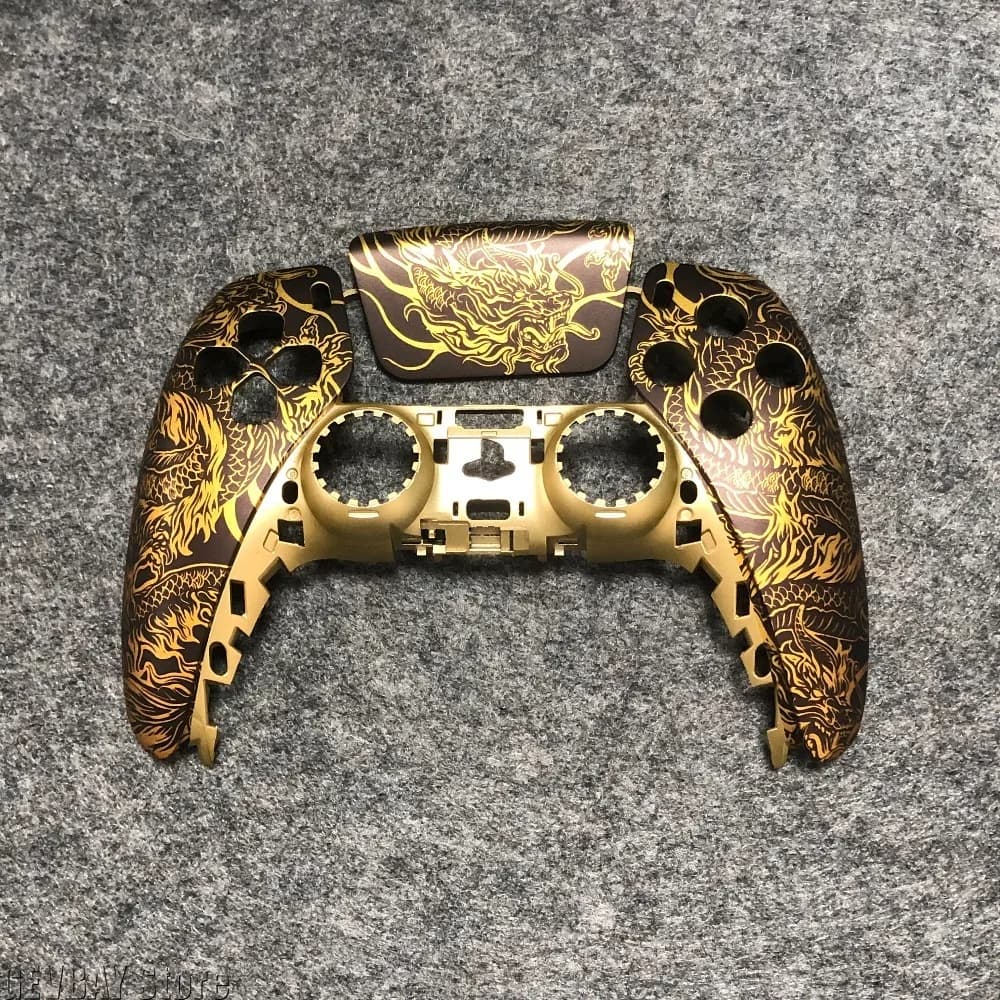 DIY Games Accessories for PS5 Controller Modification Front Shell Game Controller ZR Customized Version Theme Cover Peace