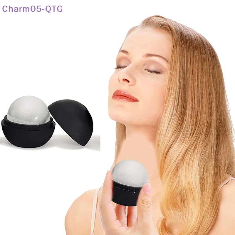 Caldo! 1pc Rullo di ghiaccio per viso e occhi Bellezza del viso Rullo di ghiaccio Strumenti per la cura della pelle Cubo di ghiaccio per il viso Stampo per ghiaccio in silicone Accessorio di bellezza