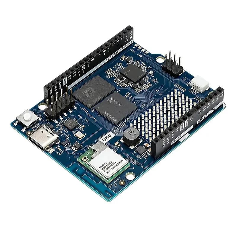 AS95-For Arduino UNO Q 2G+16G EMMC Hybrid Card, Qualcomm Dragonwing Microcontroller (MCU), AI Vision, Voice, IoT, Robotics