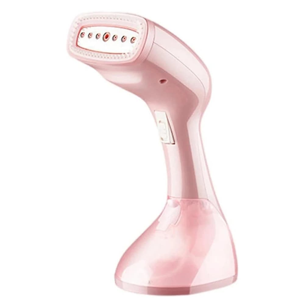 A67P-Steamer per vestiti, ferro da stiro a vapore portatile per tessuti, ferro da stiro a vapore a riscaldamento rapido 1500W, stiratore per vestiti con spina UK