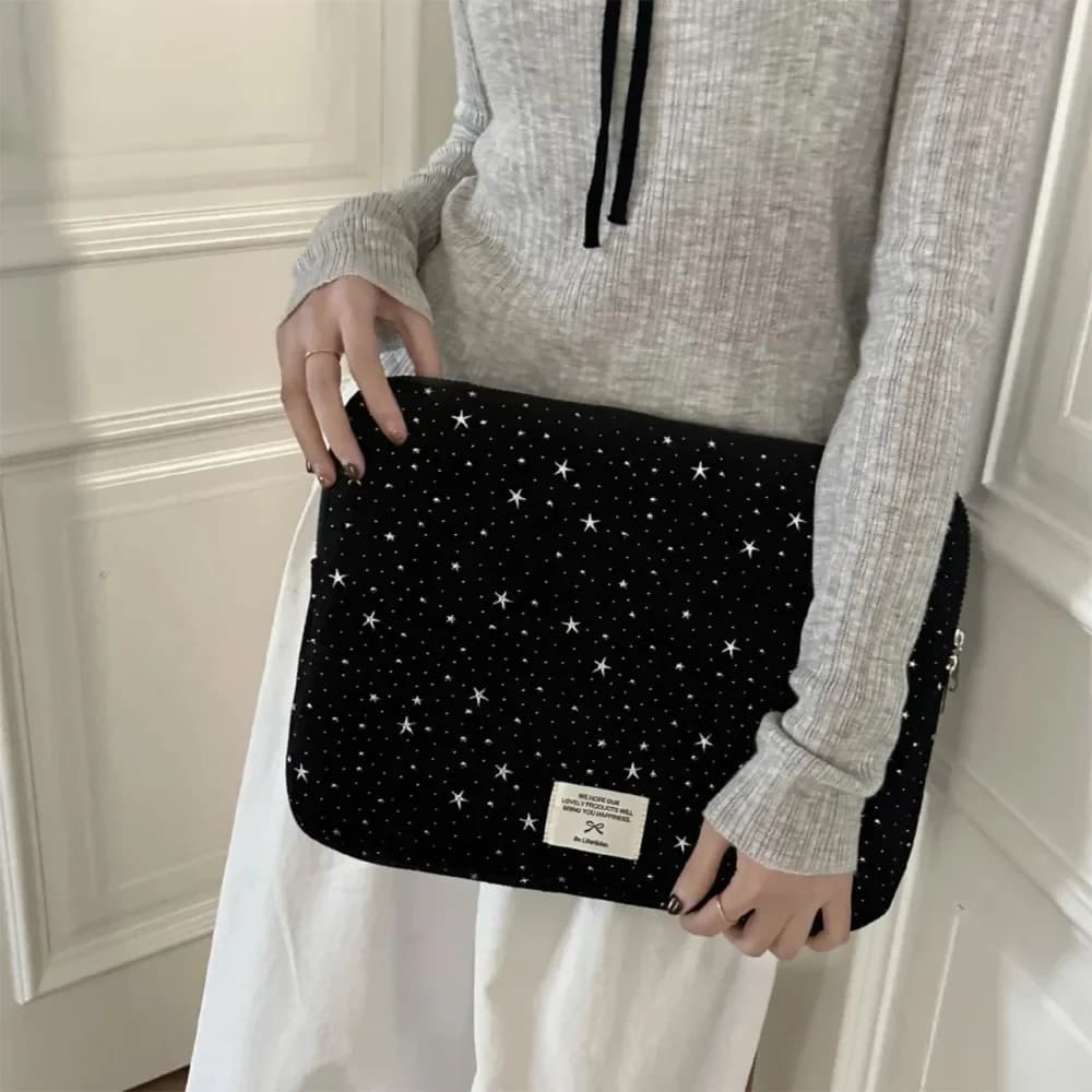 Custodia per laptop 11 12.9 13.3 14 Custodia per notebook da 15.6 pollici per MacBook Air Pro 16 Borsa da viaggio portatile per uomo e donna Custodie Little Star