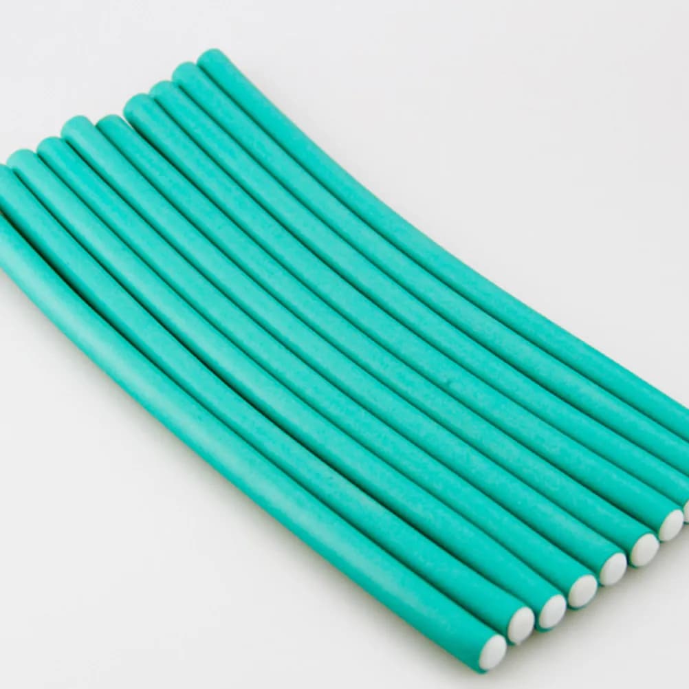 20 Pieces Flexible Bigodini Without Calore in Foam for Voluminous Rhythms and Waves, Cold-haired curlers for Smooth and Facili