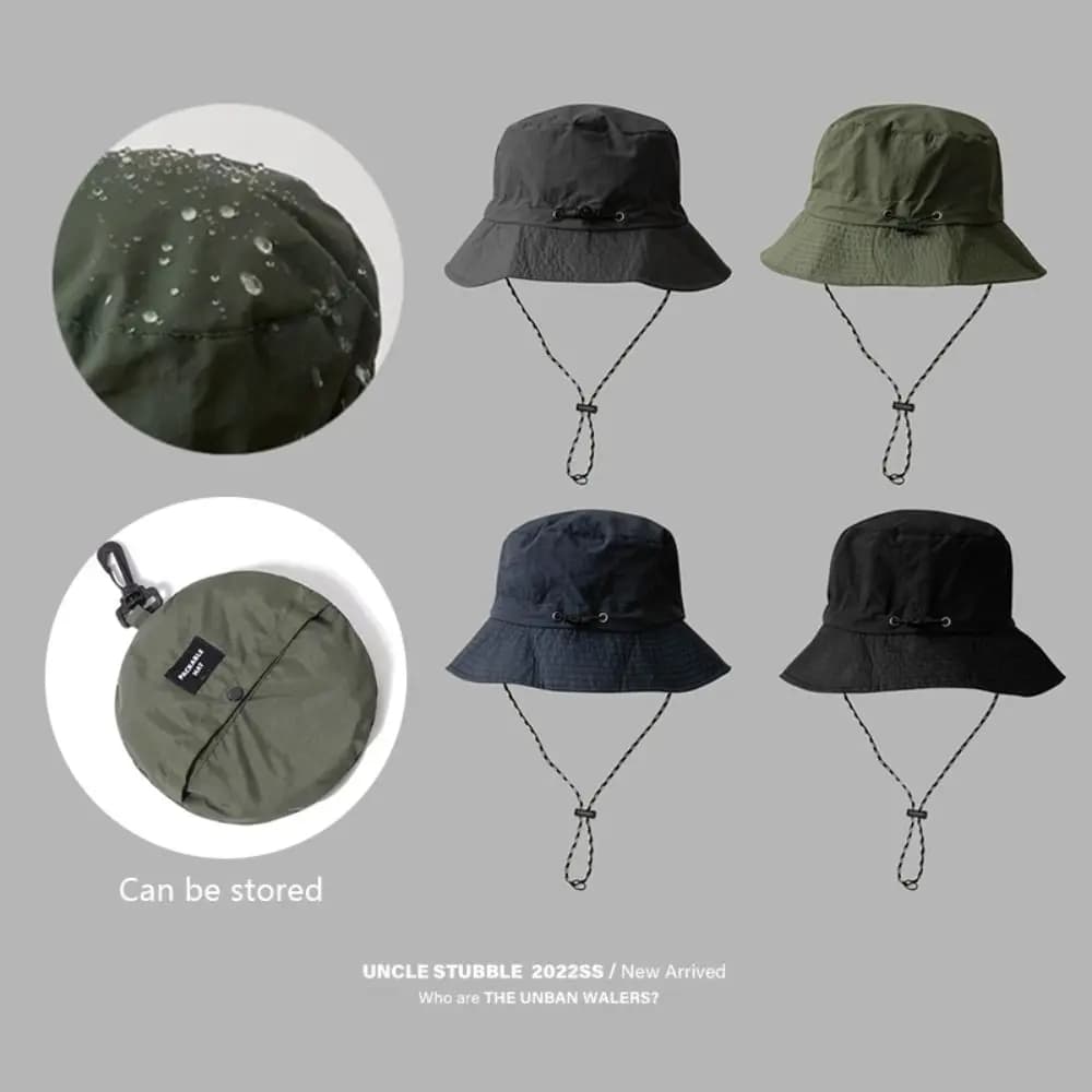 Borsa Porta Cappello Estivo Impermeabile Portatile Anti-UV ad Asciugatura Rapida per Pesca e Alpinismo